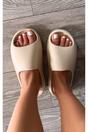 Beige iKrush Beige Lou Slip On Sandals, Image 8 of 8