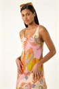 PINK Paisley Double Layer Dress, Image 4 of 5