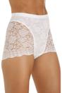 White 2 Pack Floral Lace Control Boxers, Image 4 of 4