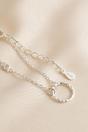 Silver Sterling Silver Dainty Circle Bracelet, Image 3 of 4