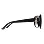 Black Salvatore Ferragamo Black Rectangle Black Grey Gradient Sunglasses, Image 4 of 4