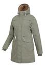 Khaki Acorn Waterproof Borg Lined Padded Parka, Image 3 of 4