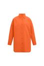 Orange Prena Cover Up Plain Beach Shirt, Image 2 of 5