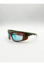 Green Outdoor Sunglasses in Multi with Hard Case, Image 2 of 4