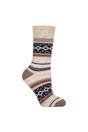 Beige Wool Blend Cushioned Hiking Boot Socks, Image 1 of 3