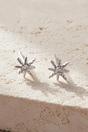 Silver Sterling Silver Star Burst Studs, Image 1 of 2