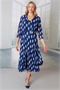 Navy  Julianna Polka Dot Mesh Shrug, Image 3 of 3