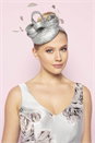 Silver Sequin Pillbox Fascinator, Image 1 of 4