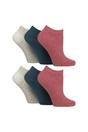 Coral 6 Pack Trainer Cotton Rich Socks, Image 1 of 4