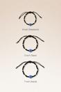 Black Adjustable Evil Eye Beaded Bracelet, Image 1 of 4