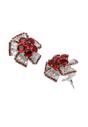 Red Diva Collection Columbine Studs, Image 3 of 5