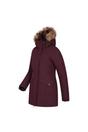Burgundy Tarka II Long Padded Jacket, Image 3 of 5