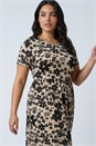 Stone Curve Floral Print Pocket Midi Dress, Image 4 of 5