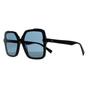 Black Ana Hickmann Black Square Black Blue HI9195, Image 2 of 3