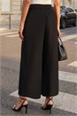 Black Palazzo Culotte Trouser, Image 3 of 4