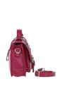 Raspberry Ashwood Leather Raspberry Stylish Real Leather Large Satchel Bag, Image 4 of 4