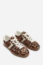 Brown Ensley Low Profile Panel Detailed Trainer, Image 4 of 6