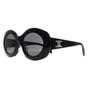 Black Oval Shiny Black Smoke Grey Triomphe CL40292U, Image 2 of 4