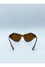 Brown Angular Sunglasses, Image 6 of 6