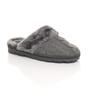 Grey AJVANI Grey Glitter Knitted Mules Slippers, Image 1 of 5