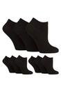 Black 9 Pack Trainer Cotton Socks, Image 1 of 3