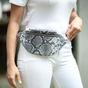 Black 'NOAH' Real Leather Bum Belt Bag, Image 2 of 6