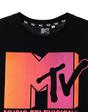 Black MTV Ombre T-Shirt, Image 3 of 6