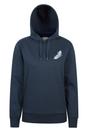 Navy Floating Feather Hoodie, Image 1 of 4