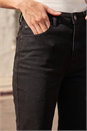 Black Petite Bootcut Cropped Jeans, Image 4 of 4