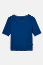 Navy British Boxers Navy "Navy Peony" Bamboo Lace Pyjama Set, Image 5 of 6