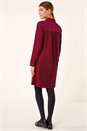 Red Corduroy Tunic Shirt Dress, Image 3 of 5