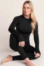 Black Snowdon Thermal Crew Neck Base Layer, Image 2 of 6