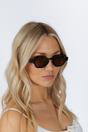 Black Round Hexagon Sunglasses, Image 4 of 6