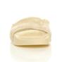 Beige Faux Fur Flip Flop Sandals Slides, Image 5 of 7