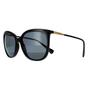 Black Butterfly Shiny Black Dark Grey Polarized RA5248 Sunglasses, Image 2 of 6