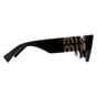 Black Miu Miu Black Rectangle Black Dark Grey MU09WS, Image 4 of 4