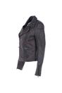 Black Ashwood Leather Black Real Leather Antique Biker Jacket, Image 3 of 5