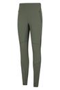 Khaki Etna Water Resistant Leggings, Image 3 of 3