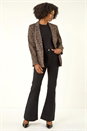 Multi Animal Print Stretch Jacket , Image 2 of 5