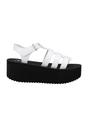 White Helio Terrence Wedge Sandals, Image 1 of 4