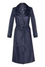 Black Suede Toscana Sheepskin Trench Coat-Rush, Image 1 of 4