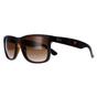 Brown Ray-Ban Brown Rectangle Rubber Light Havana Brown Gradient Sunglasses, Image 2 of 6