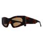 Brown Gucci Brown Rectangle Havana Brown GG2040S, Image 2 of 3