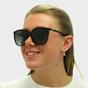  Square Black Dark Grey Gradient Sunglasses, Image 6 of 8
