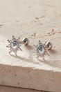 Silver Sun Cartilage Studs Sterling Silver 20G, Image 2 of 2