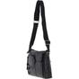Black Exquisite Real Leather Cross Body Bag, Image 4 of 5