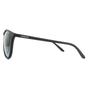 Black Cat Eye Matt Black Grey Gradient Polarized Sunglasses, Image 3 of 4