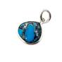 Blue Sterling Silver Turquoise December Birthstone Pendant, Image 1 of 1