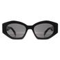 Black Cat Eye Shiny Black Smoke Grey Triomphe CL40238U, Image 1 of 4