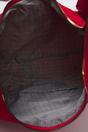 Red WOVCOR Red Oversized Padded Hobo Shoulder Bag, Image 2 of 3